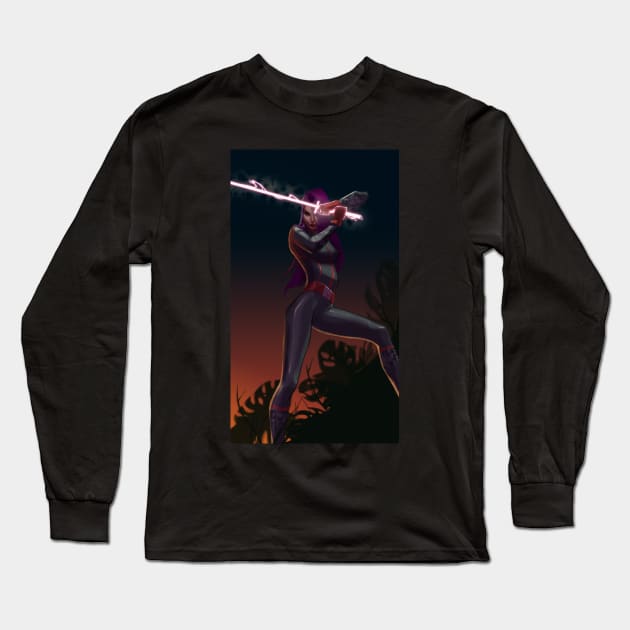 X-Force Psylocke Long Sleeve T-Shirt by tattts